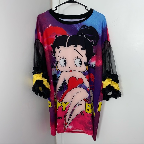 Dresses | Betty Boop Dress Multi Color | Poshmark